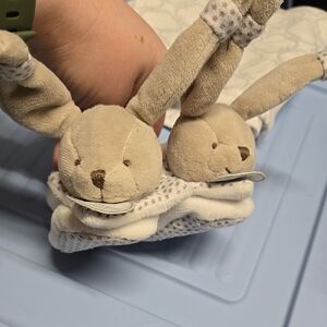 Rattle Bunny Baby Slippers